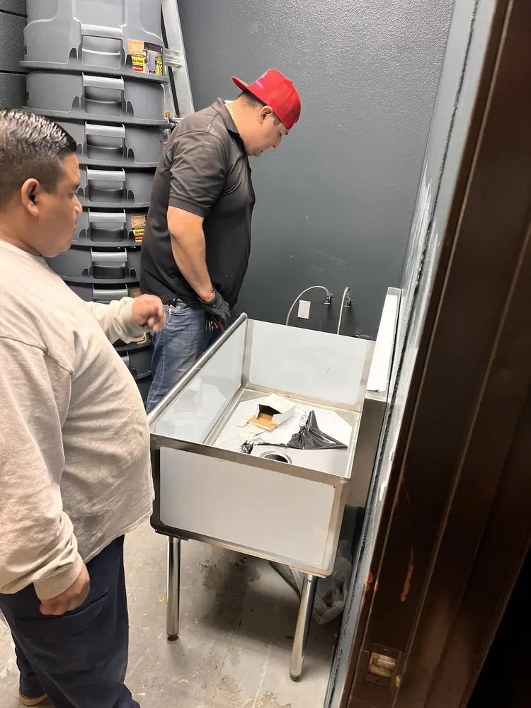Commercial plumbing and sink installation in The Dalles